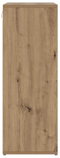 Cipősszekrény kézműves tölgy 77.5 x 30 x 83.5 cm Faanyag