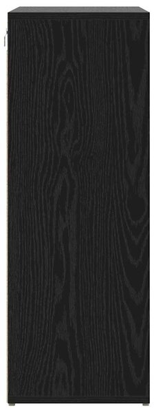 Cipősszekrény polcokkal Musta tammi 77.5 x 30 x 83.5 cm Faanyag