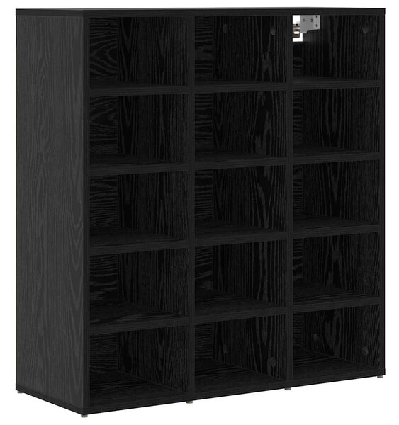 Cipősszekrény polcokkal Musta tammi 77.5 x 30 x 83.5 cm Faanyag