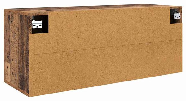 Fali TV Szekrény Öreg fa 100 x 34,5 x 40 cm Faanyag