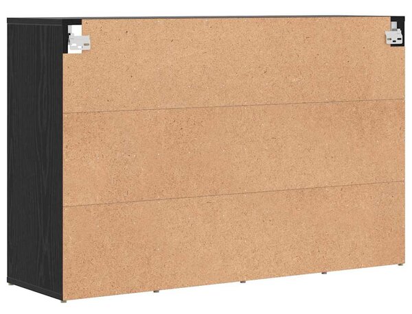 Cipősszekrény polcokkal Musta tammi 103 x 30 x 67 cm Faanyag