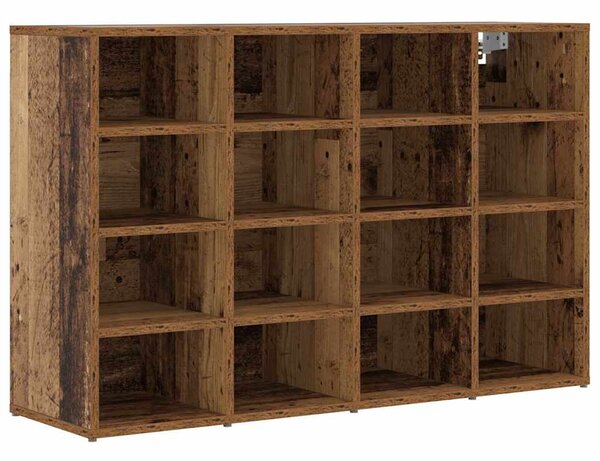 Cipősszekrény polcokkal Régi fa 103 x 30 x 67 cm Faanyag