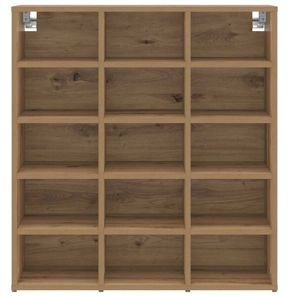 Cipősszekrény kézműves tölgy 77.5 x 30 x 83.5 cm Faanyag