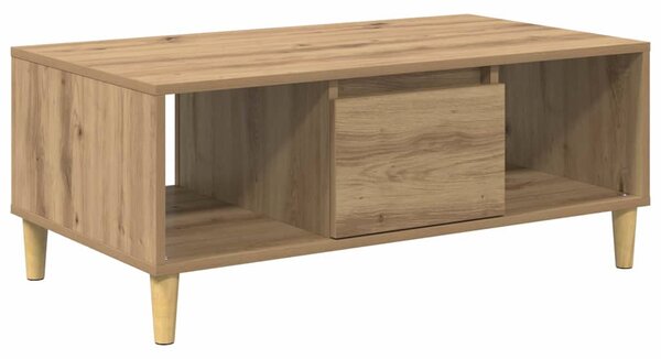 Dohányzóasztal fiókkal Artisan tölgy 90 x 50 x 26.5 cm Faanyag