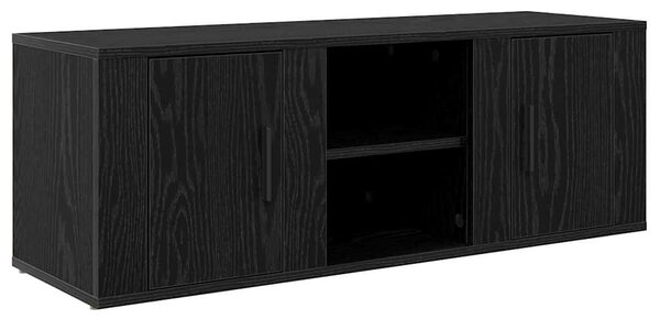 TV szekrény Fekete tölgy 100 x 31,5 x 35 cm Faanyag