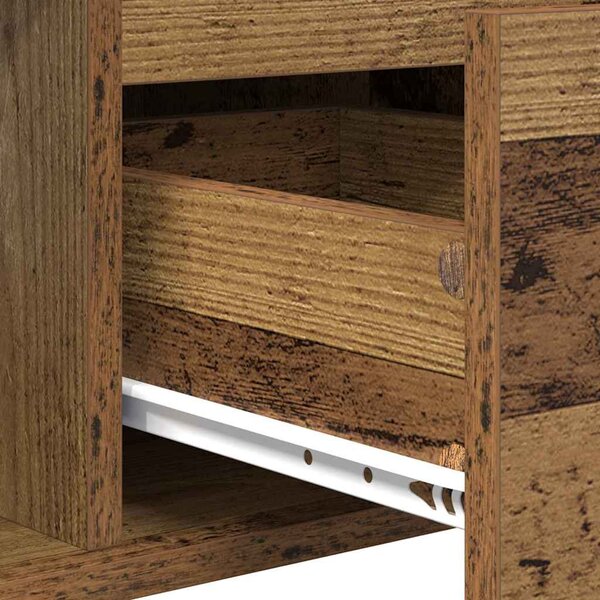 Dohányzóasztal fiókkal Öreg fa 90 x 50 x 26.5 cm Faanyag