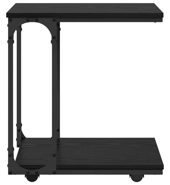 Oldal asztal Fekete tölgy 50 x 35 x 55.5 cm Szerelt Fa