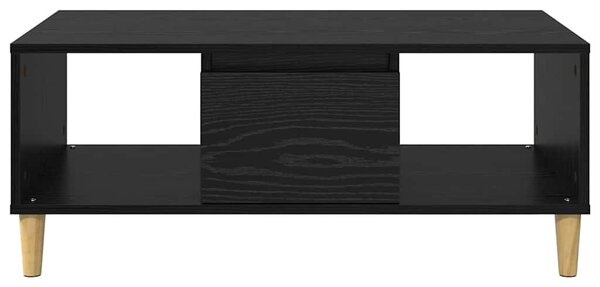 Dohányzóasztal Fekete tölgy 90 x 50 x 26.5 cm Szerelt Fa