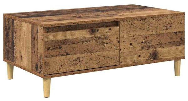 Dohányzóasztal fiókkal Öreg fa 90 x 50 x 35 cm Faanyag