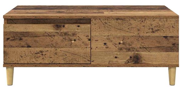 Dohányzóasztal fiókkal Öreg fa 90 x 50 x 35 cm Faanyag