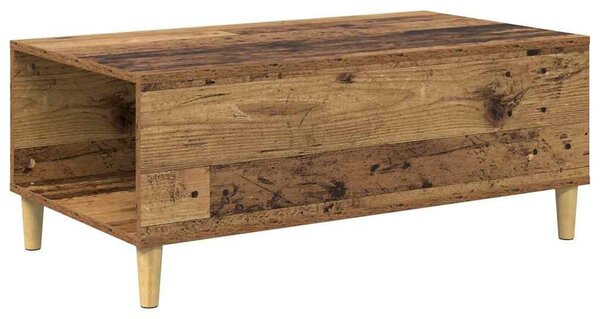 Dohányzóasztal fiókkal Öreg fa 90 x 50 x 35 cm Faanyag