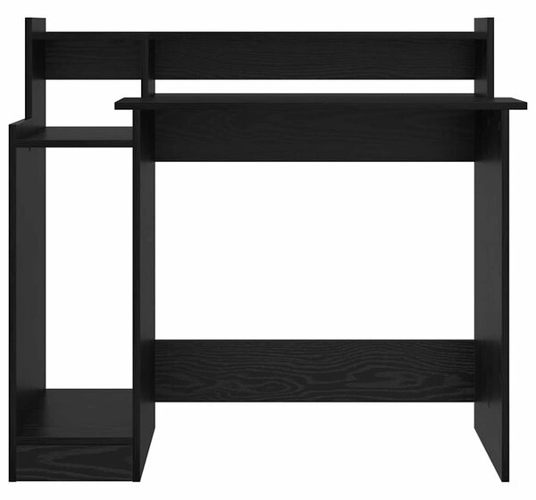 Asztal asztali lámpákkal Musta tammi 97 x 45 x 90 cm Faanyag