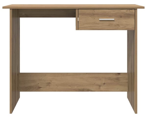Asztal fiókkal kézműves tölgy 100 x 50 x 76 cm Faanyag