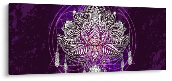 Kép - lótusz (120x50 cm)
