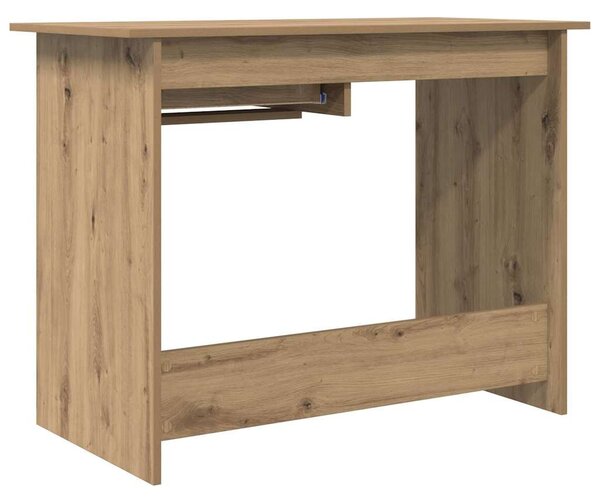 Asztal fiókkal kézműves tölgy 100 x 50 x 76 cm Faanyag