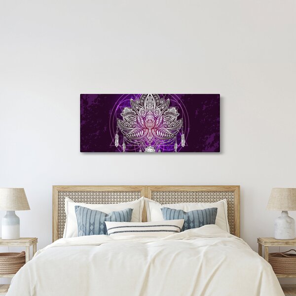 Kép - lótusz (120x50 cm)