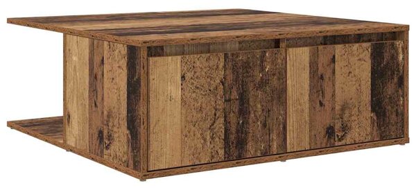 Dohányzóasztal with Drawer Öreg fa 80 x 80 x 31 cm Faanyag
