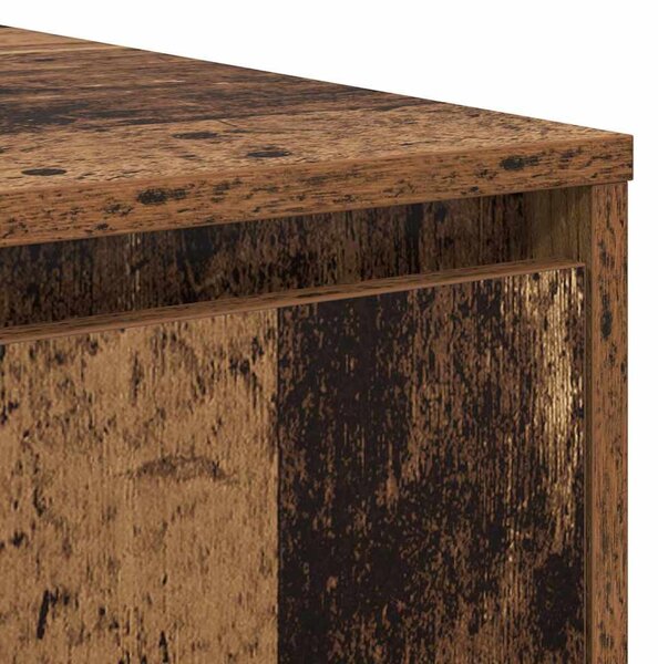 Dohányzóasztal with Drawer Öreg fa 80 x 80 x 31 cm Faanyag