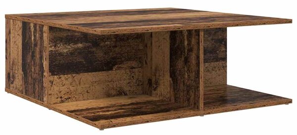Dohányzóasztal with Drawer Öreg fa 80 x 80 x 31 cm Faanyag