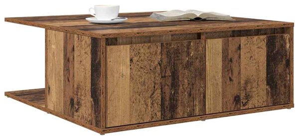 Dohányzóasztal with Drawer Öreg fa 80 x 80 x 31 cm Faanyag