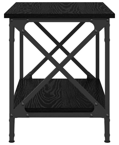 Oldal asztal Musta tammi 55 x 38 x 45 cm Faanyag