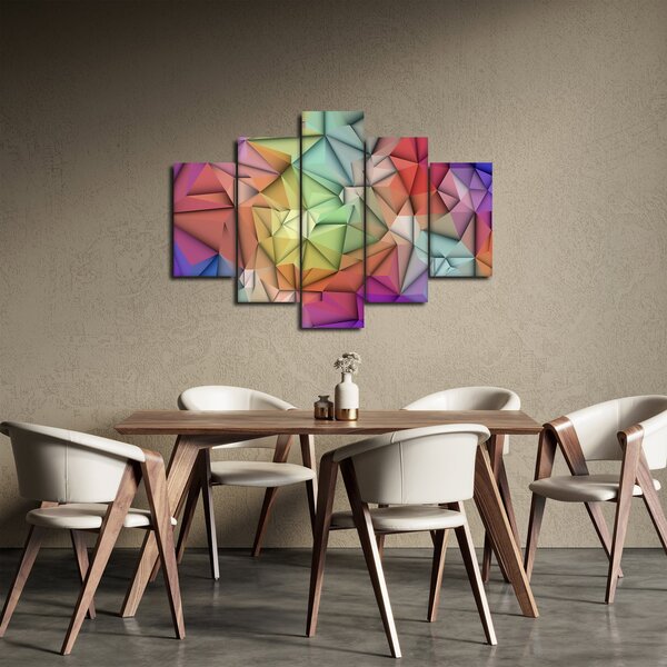 Kép - Sokszögű absztrakció (150x105 cm)