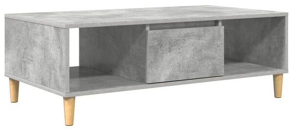 Dohányzóasztal Beton szürke 103,5 x 60 x 35 cm Faanyag