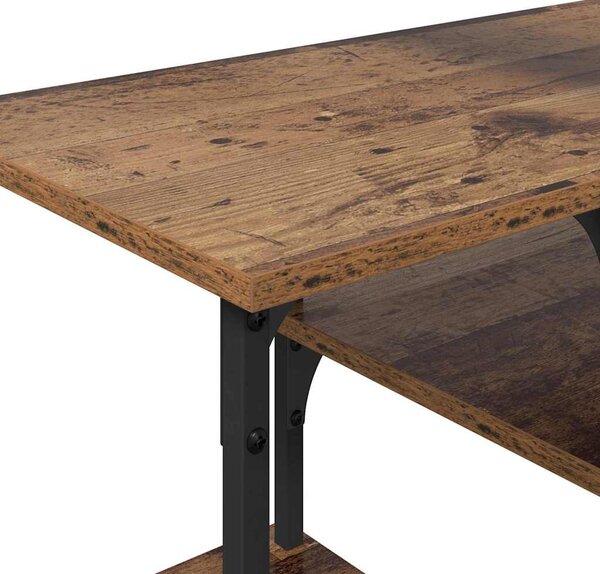TV szekrény Öreg fa 102 x 35 x 45,5 cm Műszaki fa és vas