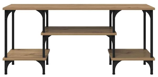 TV szekrény 102 x 35 x 45,5 cm Artisan tölgy Műszaki fa és vas