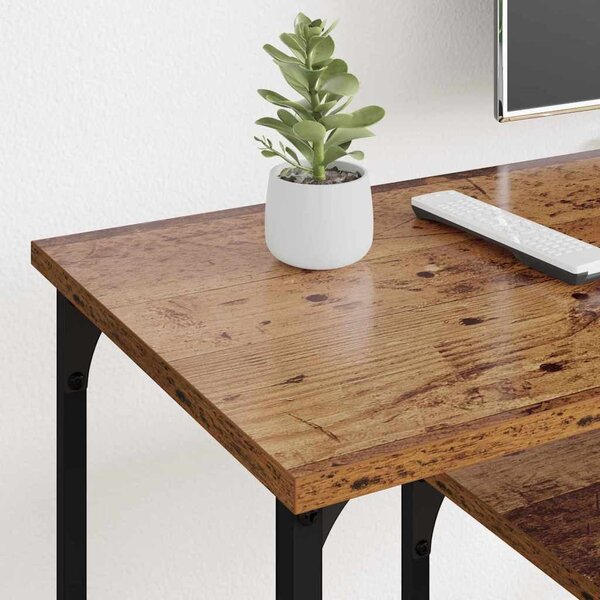 TV szekrény Öreg fa 102 x 35 x 45,5 cm Műszaki fa és vas
