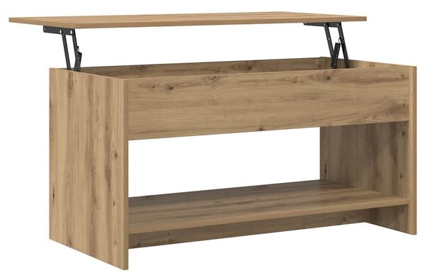 Dohányzóasztal kézműves tölgy 102 x 50 x 52.5 cm Faanyag