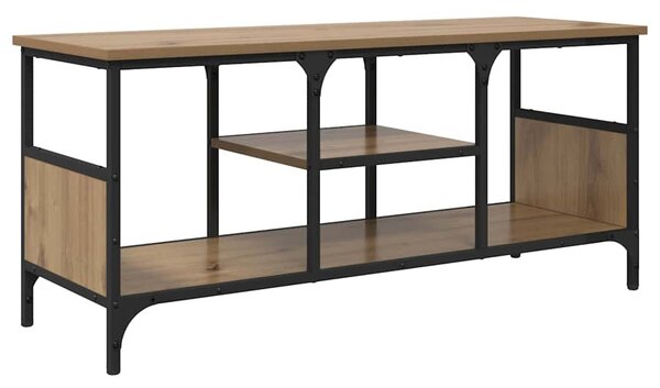 TV szekrény Artisan tölgy 100 x 35 x 45 cm Műszaki fa és vas