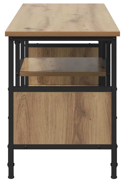 TV szekrény Artisan tölgy 100 x 35 x 45 cm Műszaki fa és vas