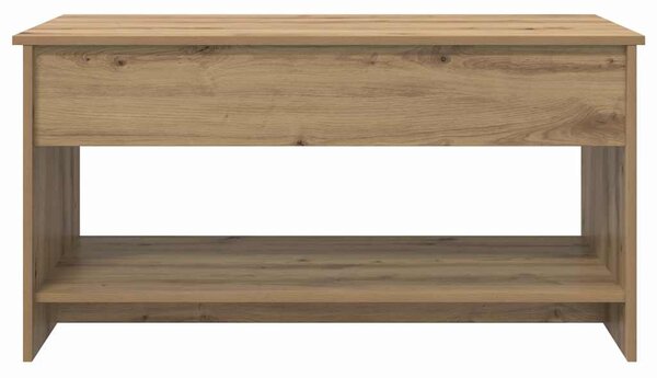 Dohányzóasztal kézműves tölgy 102 x 50 x 52.5 cm Faanyag