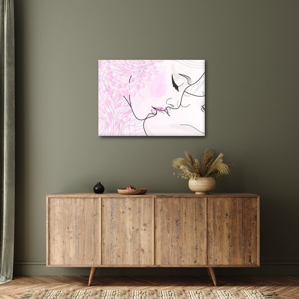 Kép - csók (70x50 cm)