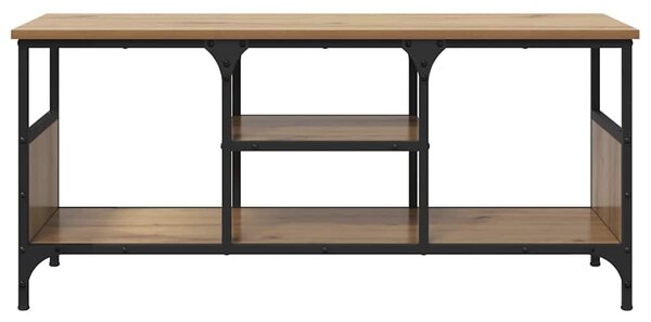 TV szekrény Artisan tölgy 100 x 35 x 45 cm Műszaki fa és vas