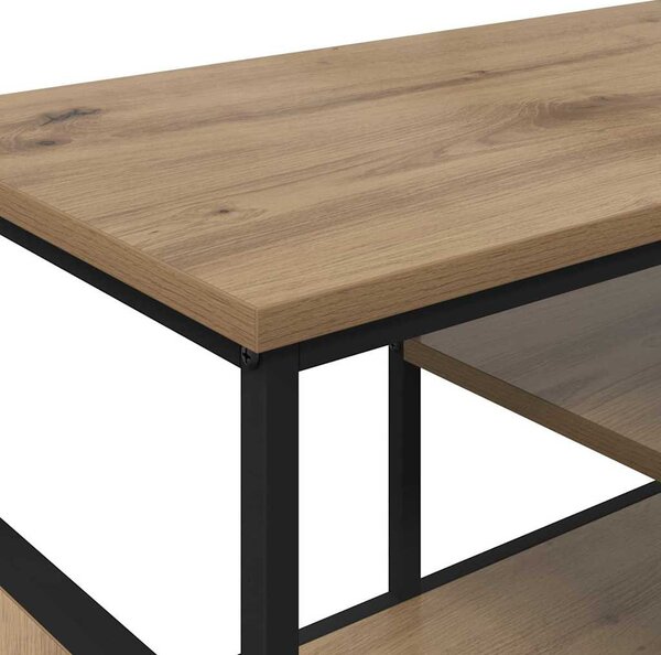 TV szekrény Artisan tölgy 100 x 35 x 45 cm Műszaki fa és vas