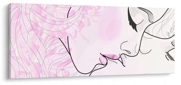 Kép - csók (120x50 cm)