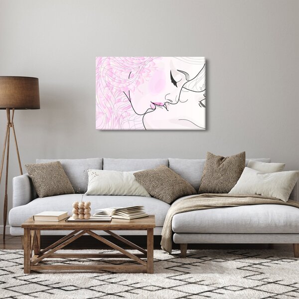 Kép - csók (90x60 cm)