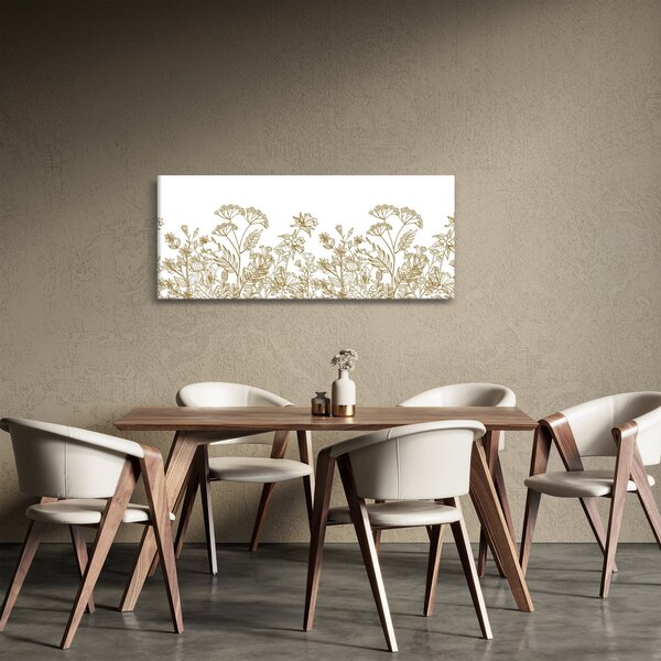 Kép - réti virágok (120x50 cm)