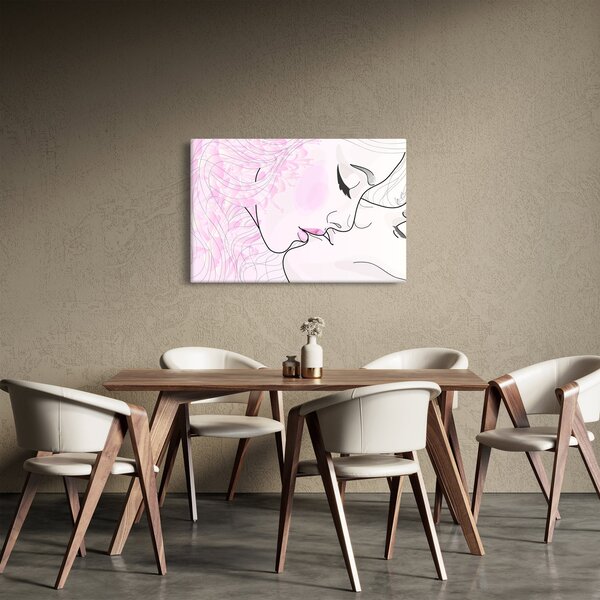 Kép - csók (90x60 cm)