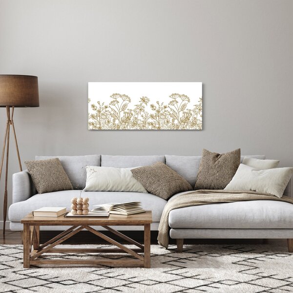 Kép - réti virágok (120x50 cm)