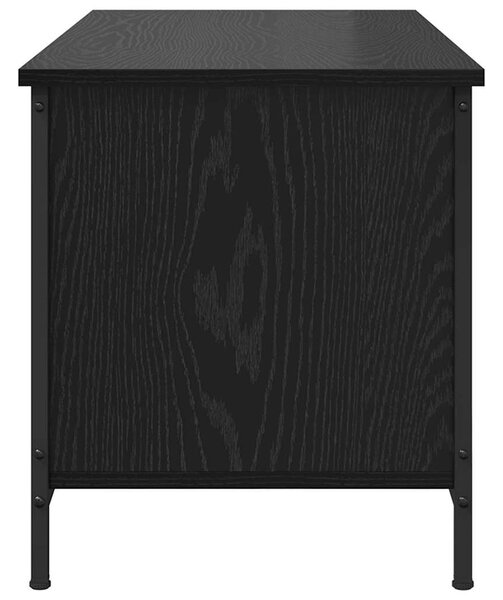 TV szekrény Musta tammi 100 x 40 x 45 cm Faanyag