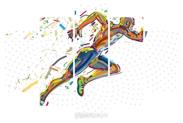 Kép - Futó (150x105 cm)