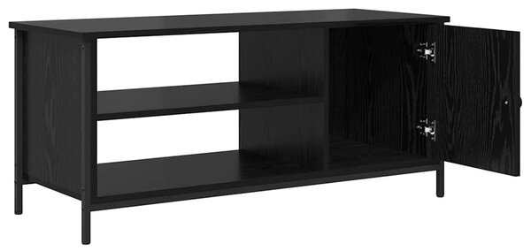 TV szekrény Musta tammi 100 x 40 x 45 cm Faanyag