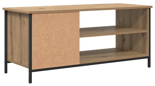 TV szekrény kézműves tölgy 100 x 40 x 45 cm Faanyag
