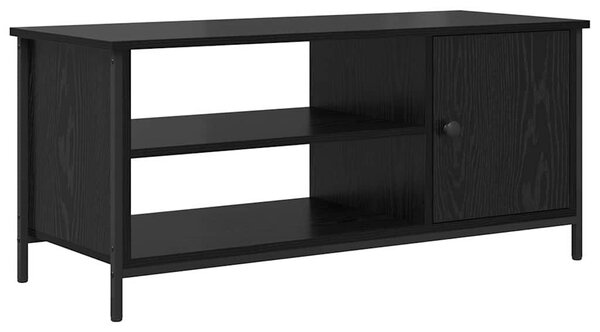 TV szekrény Musta tammi 100 x 40 x 45 cm Faanyag