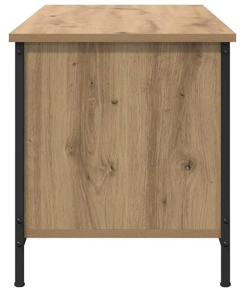 TV szekrény kézműves tölgy 100 x 40 x 45 cm Faanyag