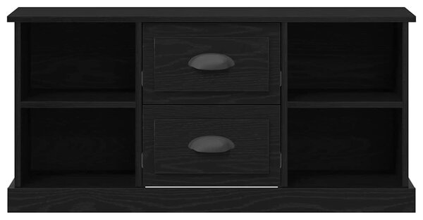 TV szekrény 99,5 x 35,5 x 48 cm Fekete tölgy Szerelt Fa