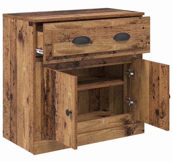 Magasfiú fiókkal Öreg fa 70 x 35,5 x 67,5 cm Faanyag